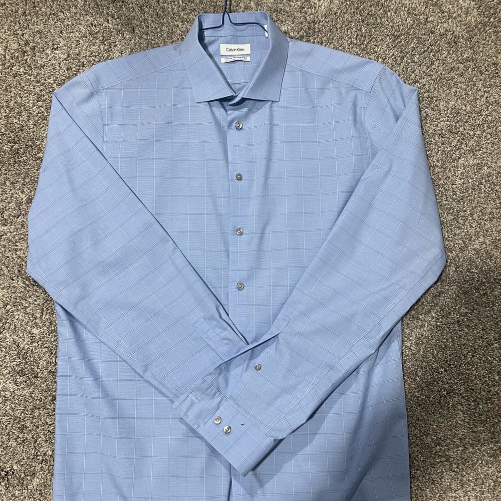 Calvin Klein infinite non-wrinkle dress shirt 17x36/37